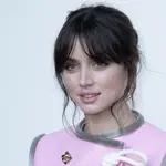 Actress Ana de Armas at the LouisVuitton show during Paris Fashion Week in Paris, France on October 5, 2021.