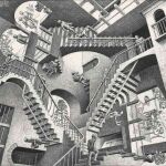 Icónico grabado de Escher
