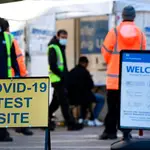 Centro de test Covid-19 en Londres