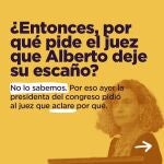 El partido morado dirige una campaña contra Batet