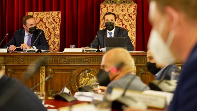 Conrado Íscar preside el pleno de octubre de la Diputación de Valladolid