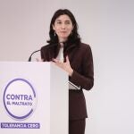 La ministra de Justicia, Pilar Llop, interviene en la inauguración de la segunda jornada sobre su iniciativa "Contra el maltrato. Tolerancia Cero", en el Business Center de Mutua Madrileña, a 22 de octubre de 2021, en Madrid, (España). Tolerancia Cero, la iniciativa de Responsabilidad Corporativa impulsada hace dos años por Antena 3 Noticias y la Fundación Mutua Madrileña, está dirigida a sensibilizar a la población sobre la problemática del maltrato. Las denuncias por violencia de género presentadas en el segundo trimestre de este año han aumentado un 17,8% con respecto al mismo periodo de 2020, una lacra que, en lo que va de año, ha acabado con la vida de 36 mujeres a manos de sus parejas o exparejas.22 OCTUBRE 2021;CONTRA EL MALTRATO;TOLERANCIA CERO;VIOLENCIA DE GENERO;MALTRATOEduardo Parra / Europa Press22/10/2021