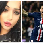 Guendalina Rodríguez y Mauro Icardi.