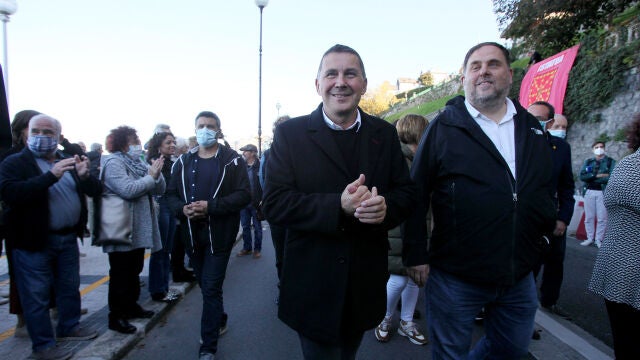 Otegi y Junqueras