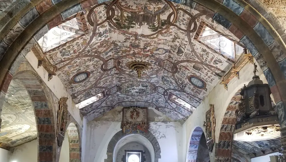Capilla sixtina en la iglesia parroquial de Otero de Sanabria