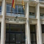 La entrada de los juzgados de Tarragona