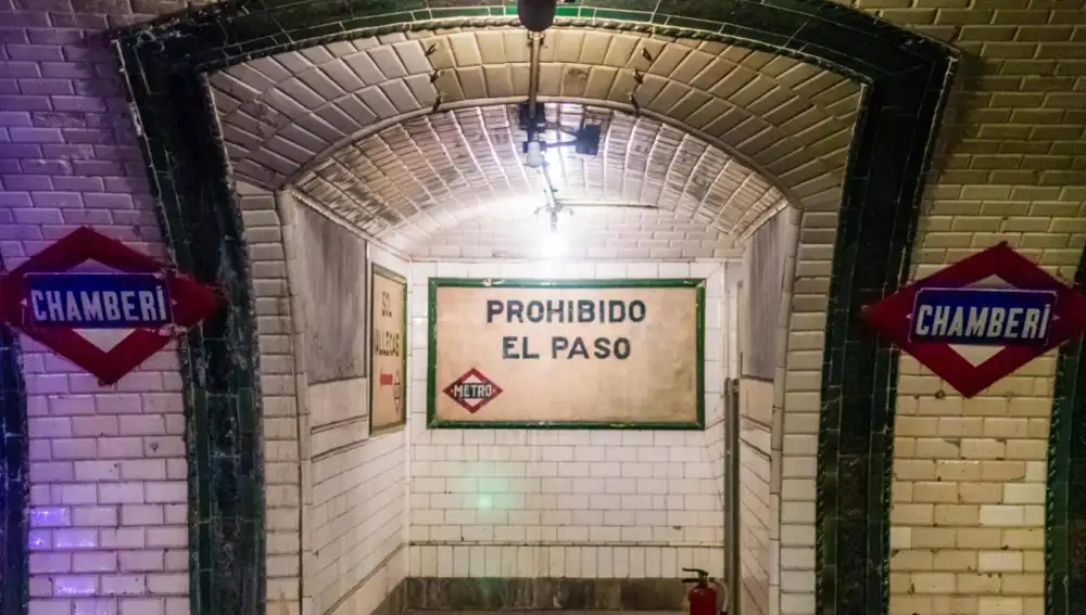 Estación de Chamberí abandonada