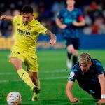 Yeremy Pino con el Villarreal.