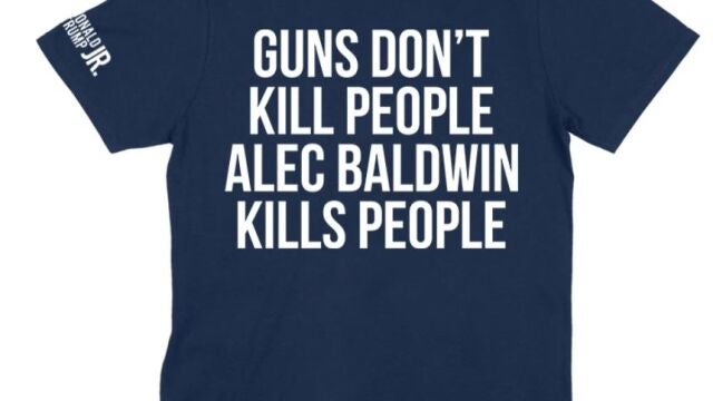 Camiseta a la venta en la web de Don Trump JR