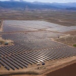 Imagen de la planta fotovoltaica de Huéneja, en Granada