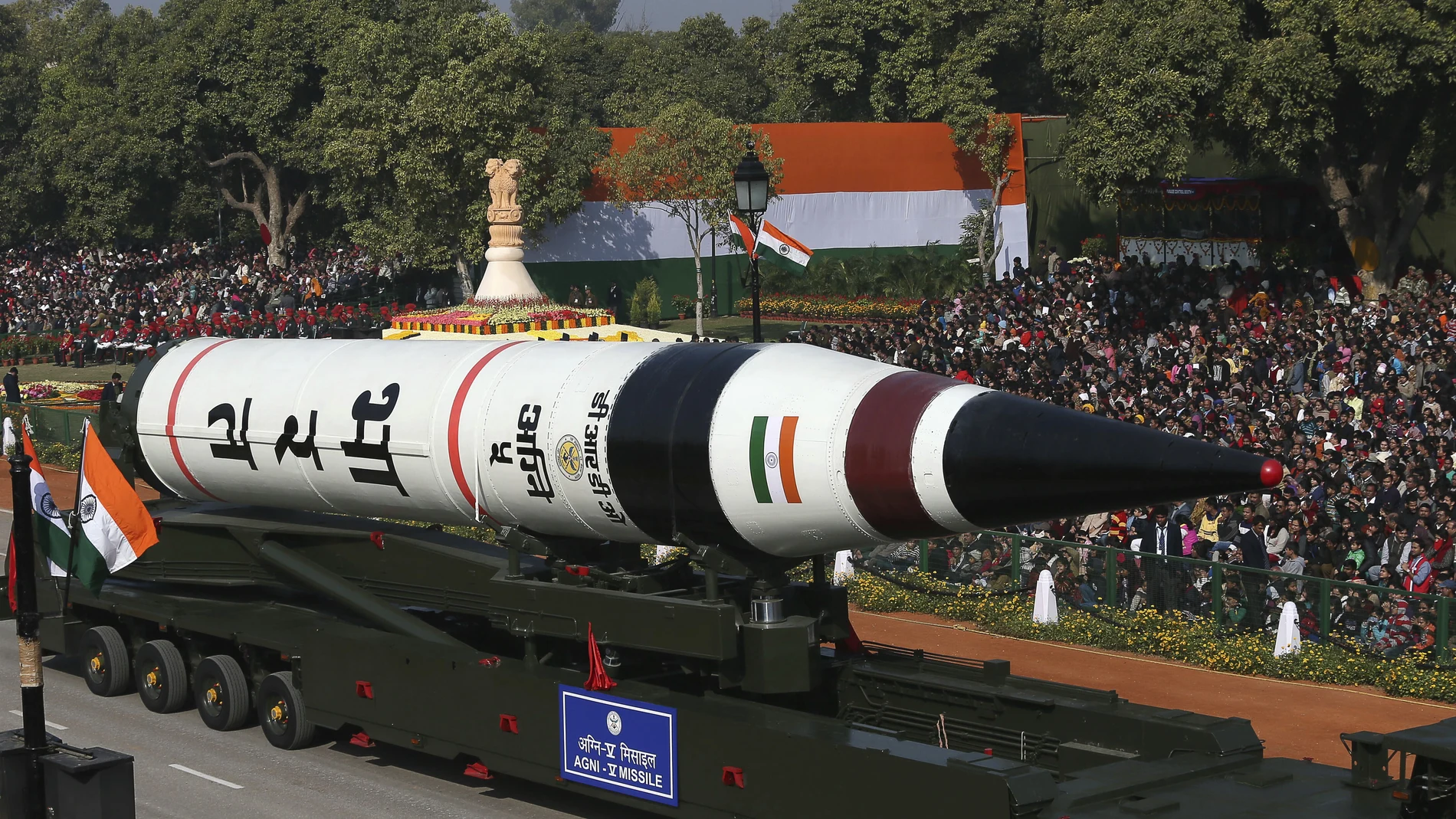 Imagen de archivo del Agni-V, de India, en 2013