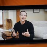 Mark Zuckerberg durante el acto de hoy
