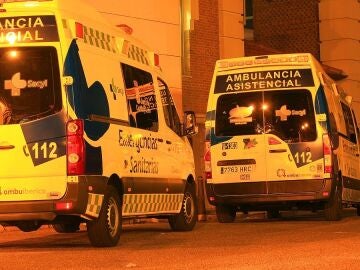 Ambulancias de Sacyl que acudieron al lugar de los hechos