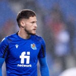 Alejandro Remiro, en el Real Sociedad-Athletic de LaLiga