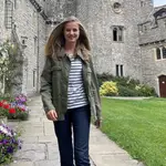 La princesa Leonor de Borbón a su llegada al UWC Atlantic College de Gales
