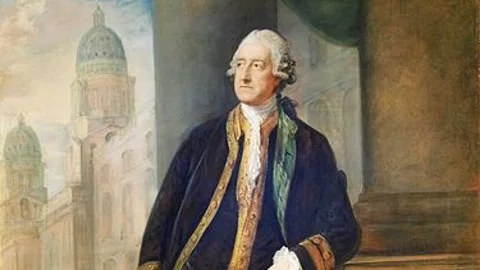 El aristócrata inglés John Montagu, IV conde de Sandwich (1718-1792) .