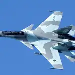 Un caza 14 Su-30MKA argelino