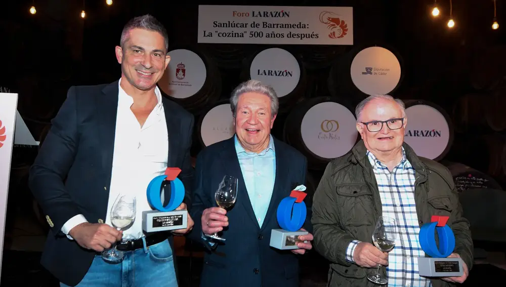 Fran Senra, Fernando Hermoso y Balbino Izquierdo