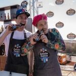 Joan Mir, en un evento de Estrella Galicia antes del Gran Premio del Algarve 2021