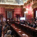 Martínez-Almeida, durante su intervención ayer en Madrid