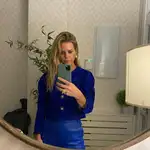 Amelia Bono con total look de Uterqüe.