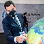 El presidente de la Junta de Andalucía, Juanma Moreno, en la cumbre de Glasgow
