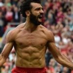 El futbolista del Liverpool Mohamed Salah