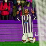 El jugador del Real Valladolid, Gonzalo Plata