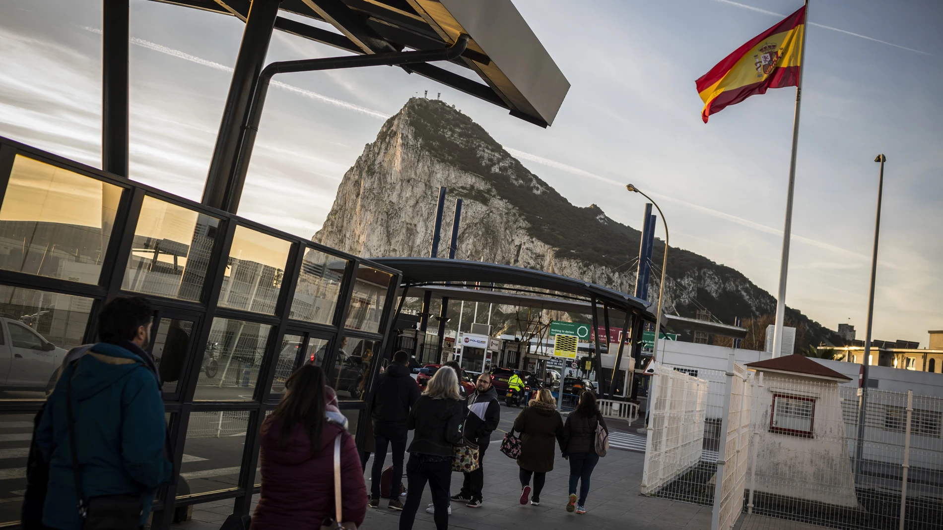 Frontera entre España y Gibraltar