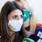La ministra de Igualdad, Irene Montero