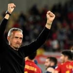 Luis Enrique con España.