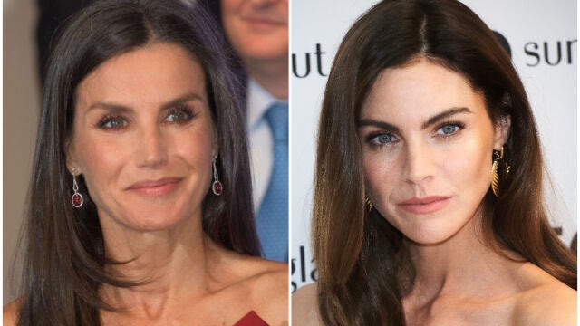 La Reina Letizia y Amaia Salamanca en un montaje