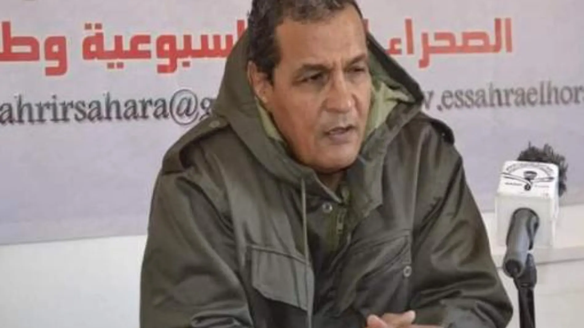 Taleb Ammi Deh, el jefe militar que lanza la amenaza. Ecsaharaui