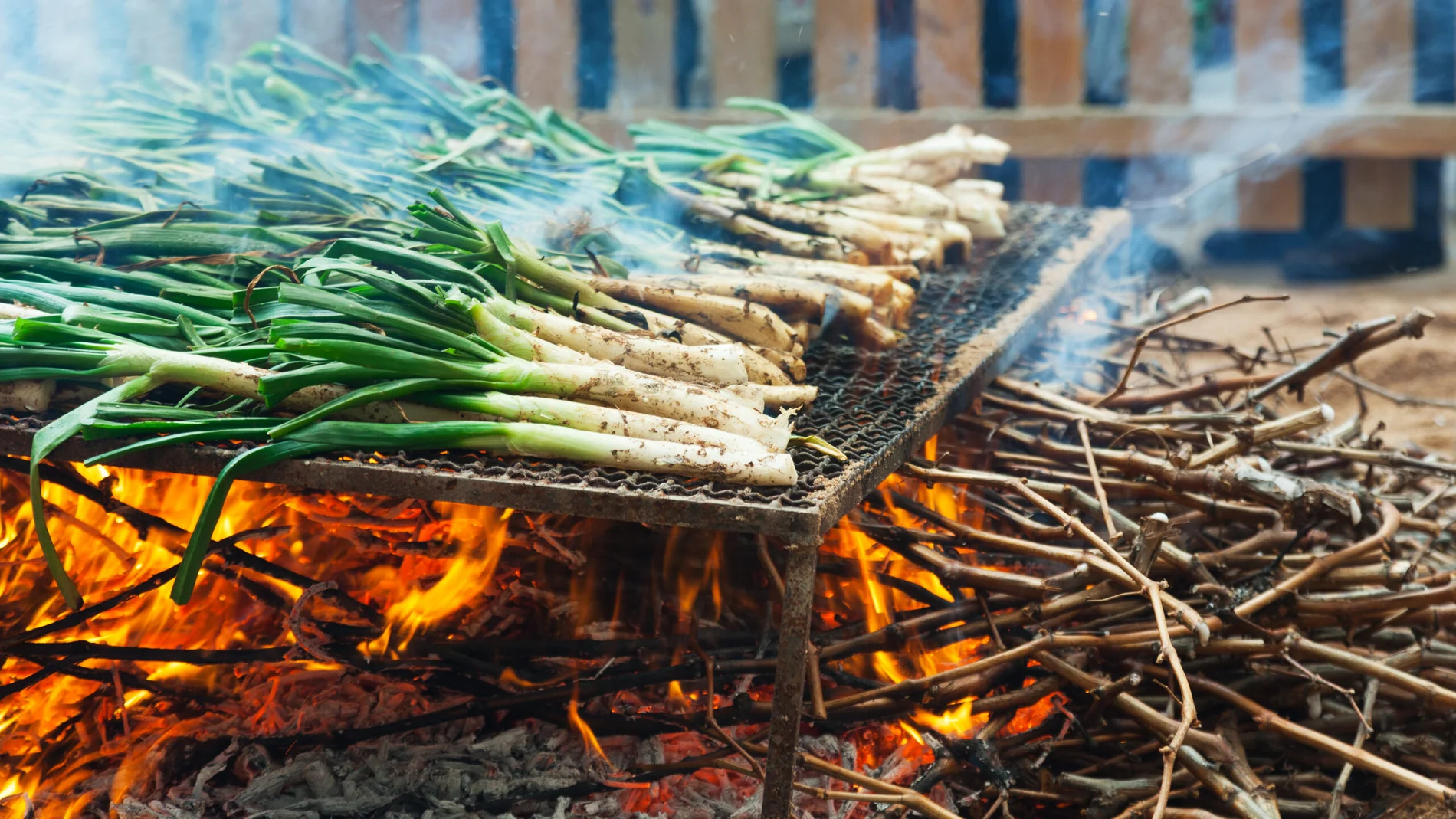 Calçotada en Valls