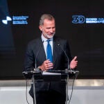 El Rey Felipe VI interviene en el acto conmemorativo del 30º aniversario de las Cumbres Iberoamericanas, en Casa de América