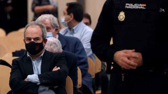 El exalcalde de Boadilla Arturo González Panero, "el Albondiguilla", en una de las sesiones del juicio