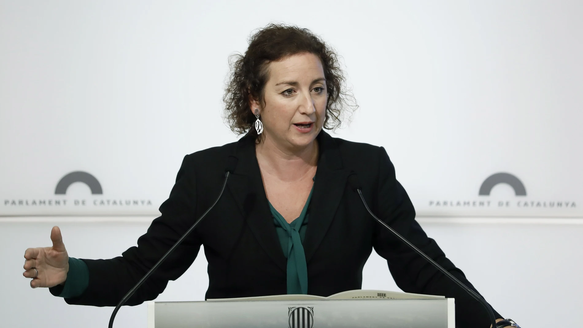 La portavoz del grupo parlamentario de Socialistes i Units per Avançar, Alícia Romero.