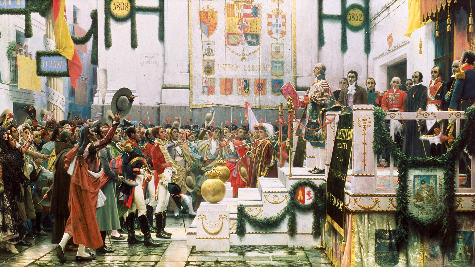"Viva la Pepa" en las Cortes de Cádiz