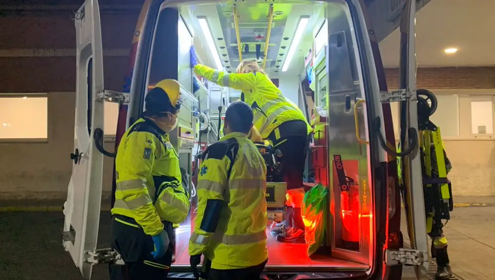 Servicios de emergencia en el accidente de Príncipe de Vergara