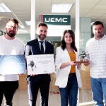Manuel Ibáñez Martínez, David García López, Alicia Presencia Herrero y David Álvarez Alonso