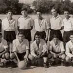 Una de las primeras fotos del CD Carabanchel