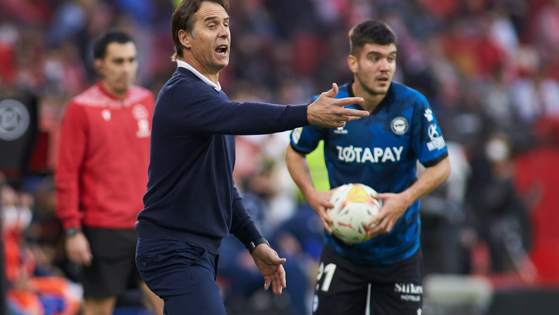 Julen Lopetegui, entrenador del Sevilla.