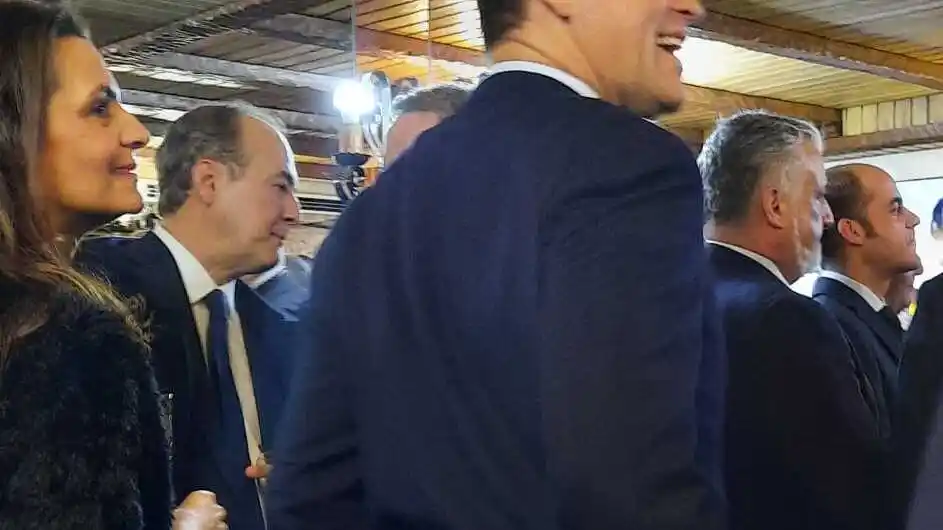 Luis Alfonso de Borbón, entre el público