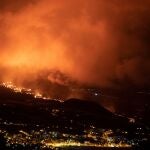 El volcán de Cumbre Vieja, en La Palma