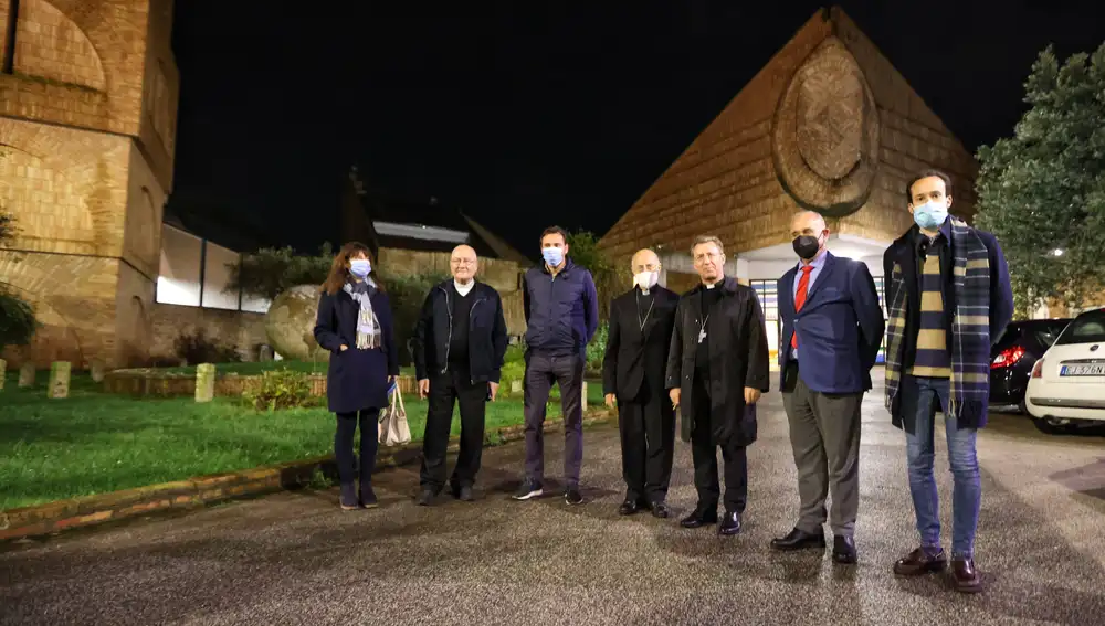 Visita de la delegación vallisoletana al Centro Ecunémico de Lavinio en Italia