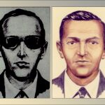 Retrato robot de DB Cooper elaborado por los investigadores a partir de los testimonios de los auxiliares de vuelo
