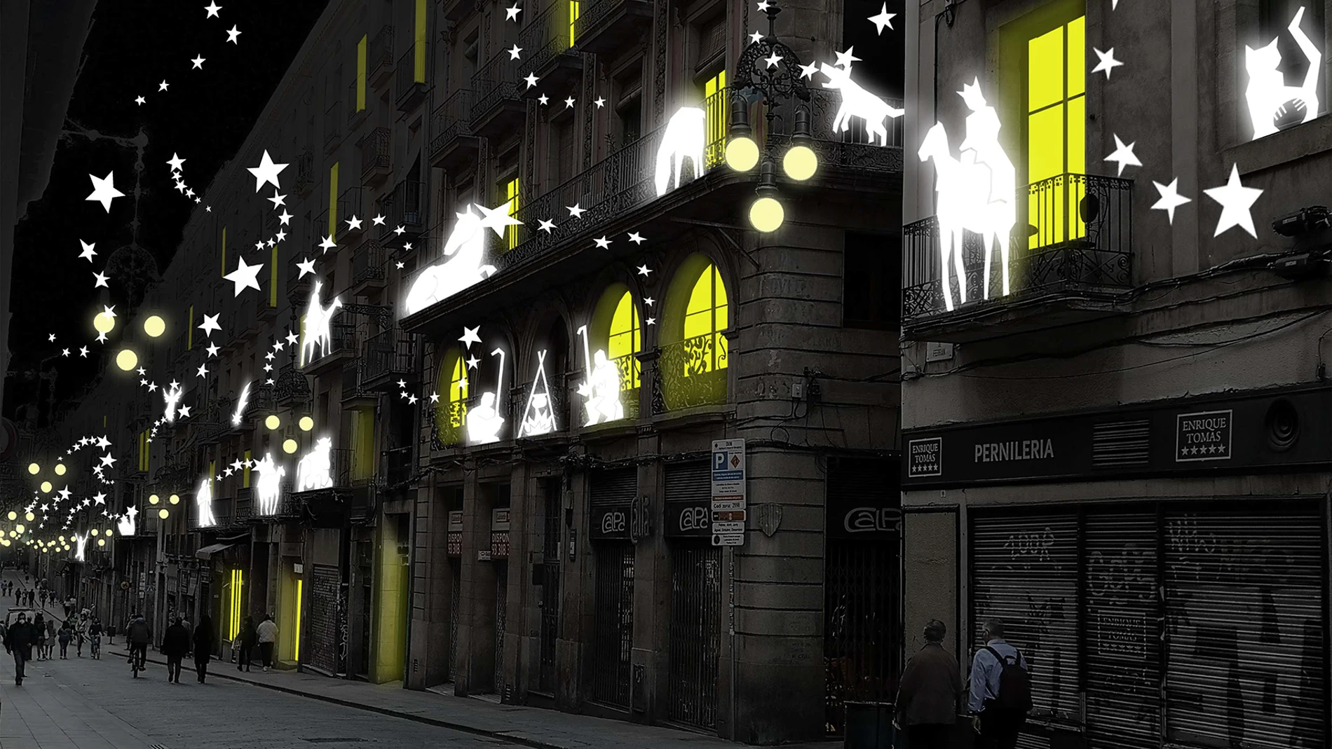 Pesebre de Barcelona para la Navidad de 2021