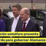 La coalición semáforo presenta su acuerdo para gobernar Alemania