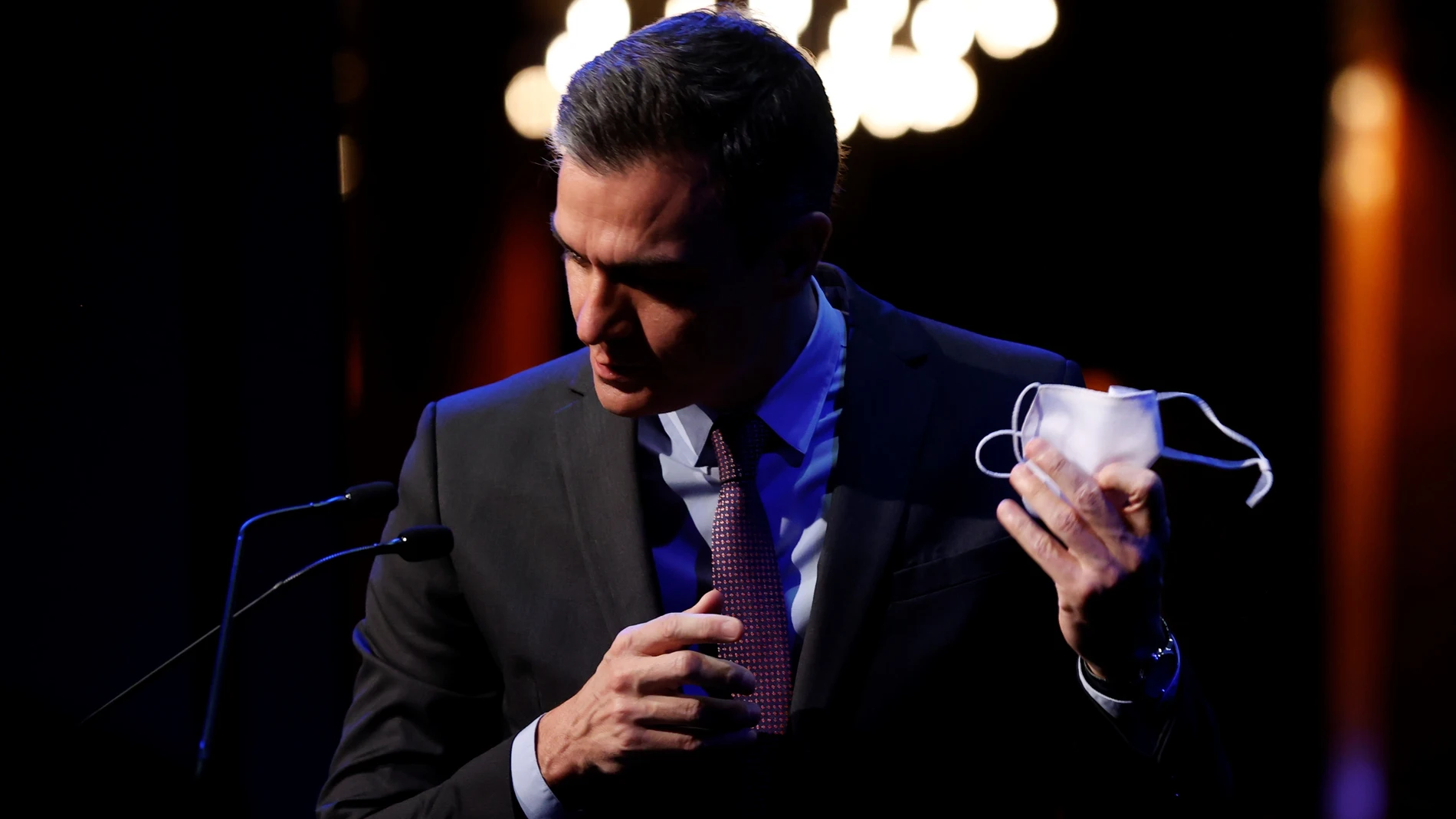 El presidente del Gobierno, Pedro Sánchez, interviene en la octava edición del Congreso Anual de Multinacionales por marca España que este año lleva por título "España: nuestro valor diferencial"