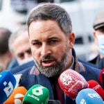 El líder de Vox, Santiago Abascal